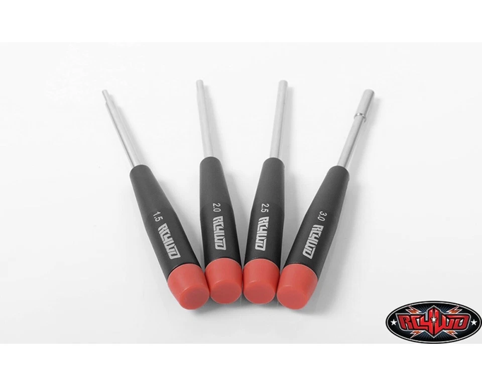 RC4WD 4-teiliges Präzisions-Metrisches Sechskant Steckschlüssel-Set RC4ZF0030  - Bild 3 von 3