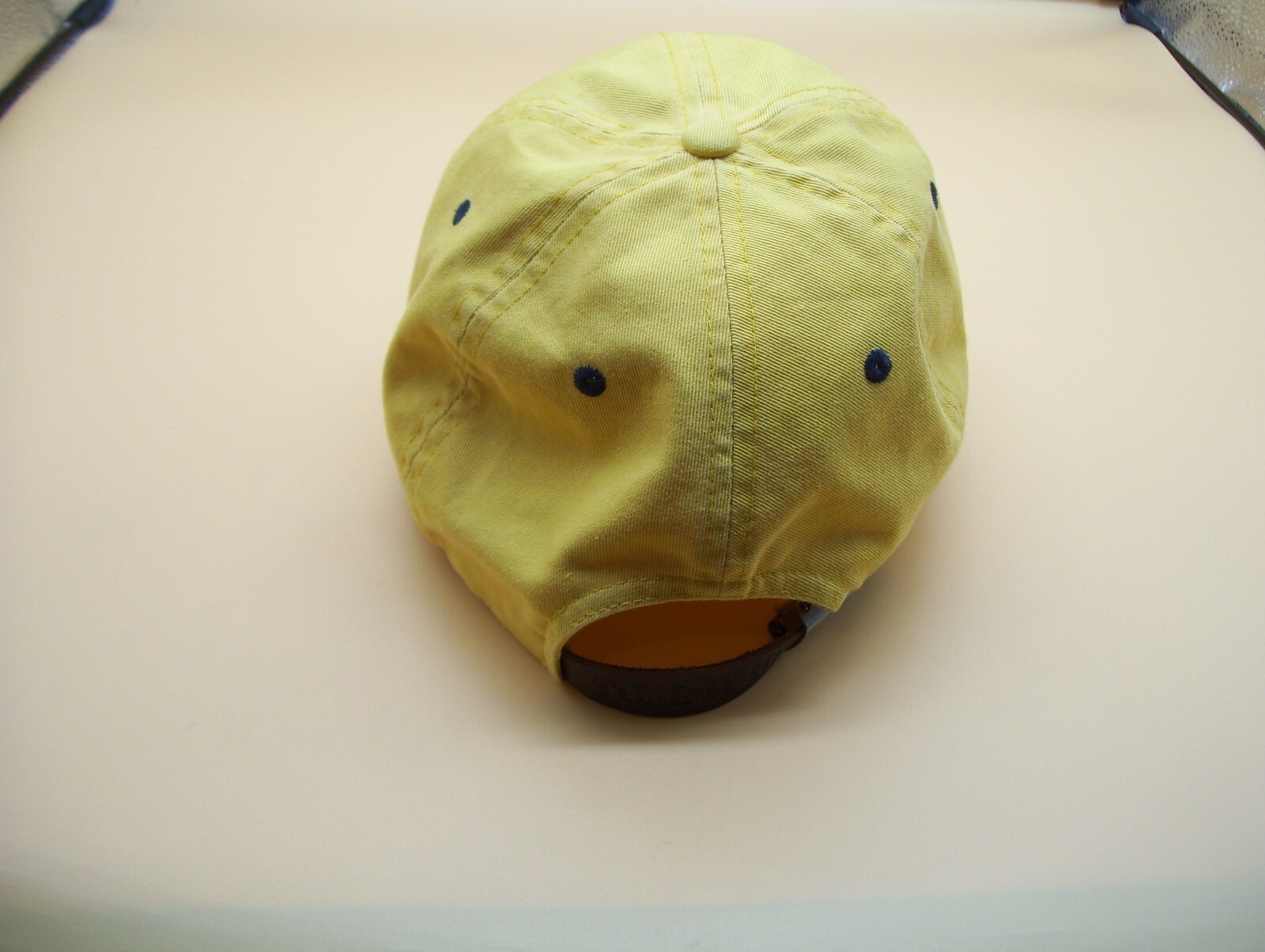 Tommy Hilfiger Solid Yellow Strap Back Adjustable… - image 4