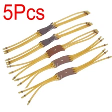 5 Pack Slingshot Replacement Band,Heavy Duty Wrist Rocket Elastic Rubber Bands
