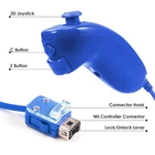 Built in Motion Plus Remote Controller &Nunchuck for Nintendo Wii /Wii U Console