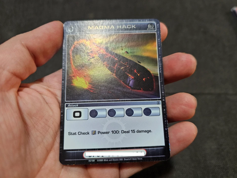 MAGMA HACK Super Rare Foil Turn of the Tide. Chaotic Card NM - Image 2 of 3
