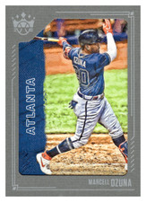 2021 Diamond Kings Grey Frame #71 Marcell Ozuna BRAVES