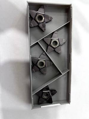 ISCAR Grooving Insert: PENTA34L300C06C IC908, Solid Carbide QTY 4