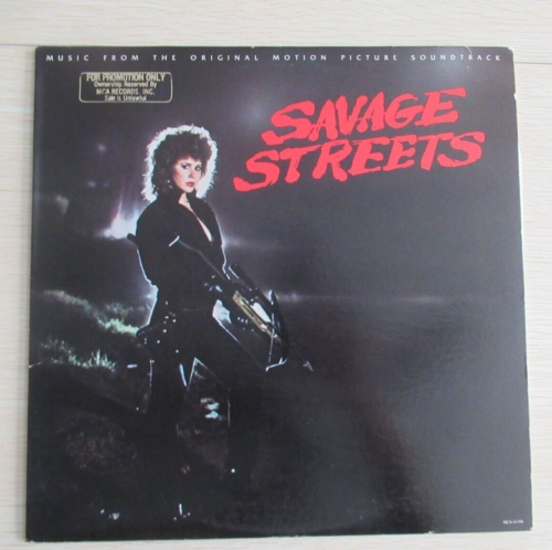 DISCO DE VINILO LP SAVAGE STREETS BANDA SONORA OST - Imagen 1 de 2
