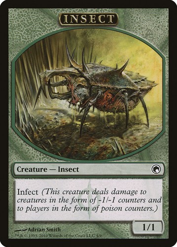 INSECT TOKEN X4 4 4X Scars of Mirrodin MTG Magic the Gathering Cards  DJMagic | eBay