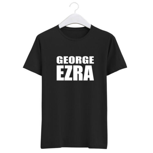 New George Ezra T-shirt Adults Kids Music Singer Tour Gold Black White Tee Top - Picture 1 of 8