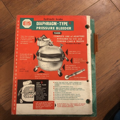 1973 EIS Brake Parts For Drum Equipped Passenger Car & Truck 1960-73 Catalog 435 - Foto 2 di 3