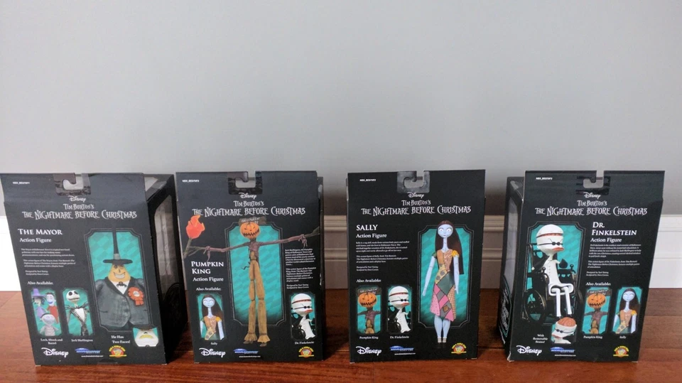 NUEVO ✹ Pesadilla antes de Navidad Diamante Seleccionar LOTE DE 4✹ Figura de acción Juguete 2024 Foto 2 de 4