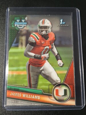 James Williams - Bowman University 2023 - Miami Hurricanes, Titans - 1st Bowman