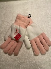 NEW Pink Ladies Winter Gloves With Breast cancer Logo.