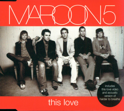 Maxi CD Maroon 5/This Love (04 Tracks)