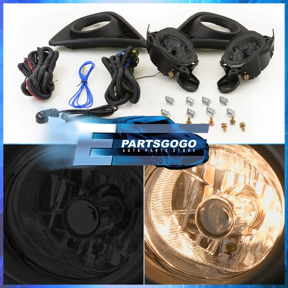 For 13-16 Mazda CX5 Smoke Driving Fog Lights Lamps Left & Right + Wiring Harness Foto 3 de 4