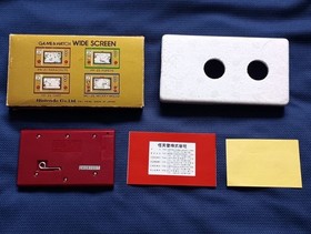 Nintendo GAME & WATCH OCTOPUS with Box and Manual Japanese OC-22 1981