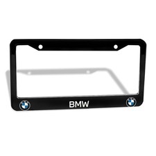 2pc Bmw Black License Frames Car License Plate Frame Holder Made In Usa 2pc Bmw Black License Frames Car License Plate Frame Holder Made In Usa