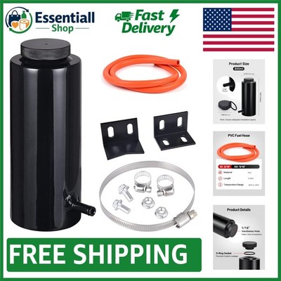 Universal 800ml Aluminum Coolant Overflow Tank - Reliable Radiator Solution