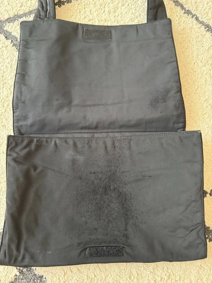 Borsa a tracolla MIU MIU Archive Sling Bag maglia vintage nera USATA originale #S2311