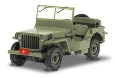 Greenlight 86593 1/43 Scale Army Brigadier General - 1942 Willys Mb Jeep