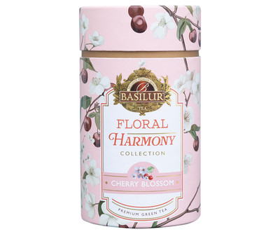 Basilur Ceylon Tee Floral Harmony Kirschblüten 75g Loseblatt - Papierkanister