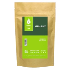 Yerba Mate - Loose Leaf, High Caffeine, 3 Oz Pouch - 30 Cups, Hot & Iced, No Art