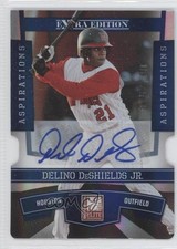 2010 Donruss Elite Extra Edition 15/100 Delino DeShields Jr #5 Auto 2d7