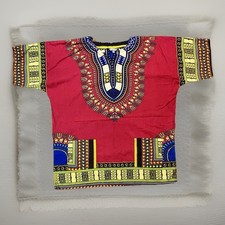 Xpress Dashiki Shirt Short Sleeve Tribal Print  Unisex / Men  s Size  XL 