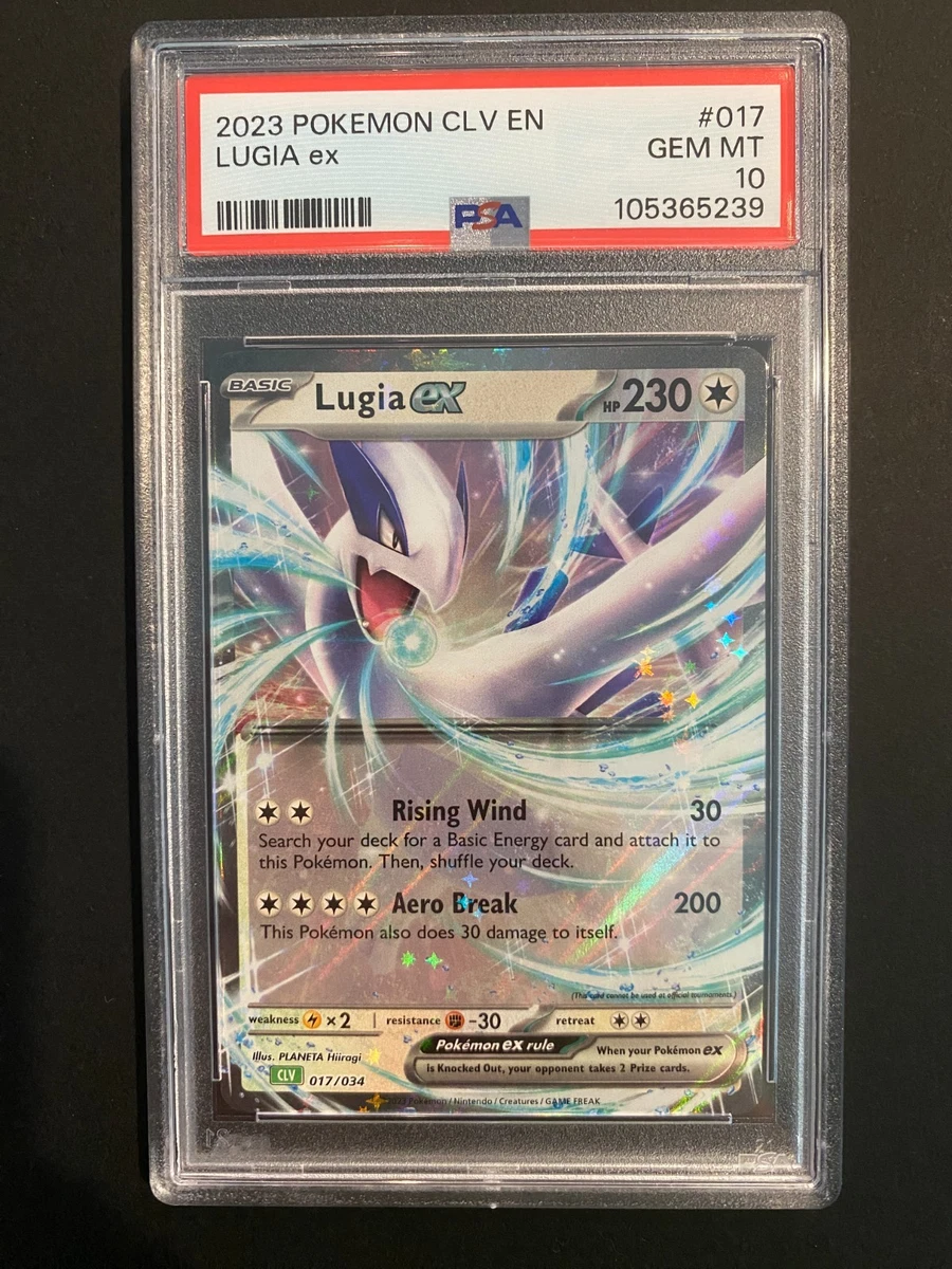 Lugia Pokémon TCG Professional Sports Authenticator (PSA) Grade 10