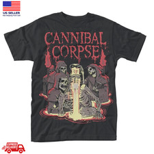 Cannibal Corpse Acid Death Metal Band Graphic Black T Shirt New