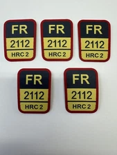 Rasco FR Replacement Patch Lot of 5 | Iron-On Flame Resistant Tags | HRC2 2112 W