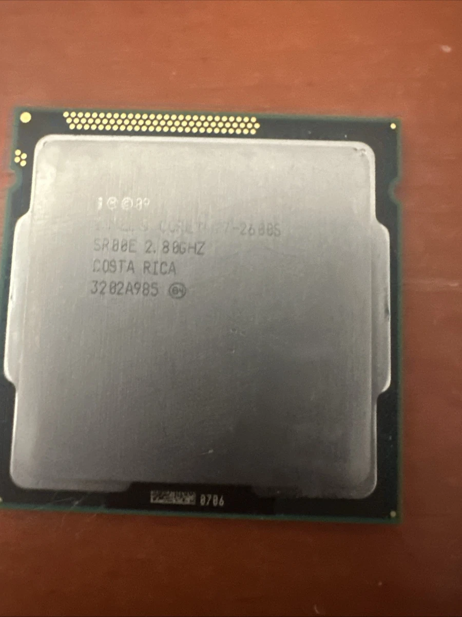 Core i7 2nd Gen. Intel Core i7-2600S Processor Model LGA 1155