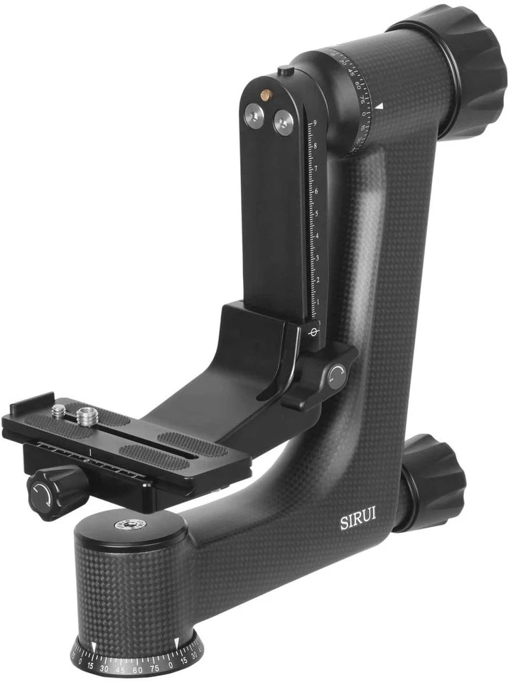 SIRUI PH-Series Carbon Fiber Gimbal Head PH-30 55lb Load 1/4"-20 & 3/8"-16 - Image 2 of 4