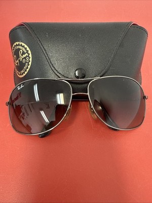 Vintage Ray Ban RB 3267 004/13 64/13 Silver Sunglasses w/ Brown Lens  Ray-Ban - Main Image