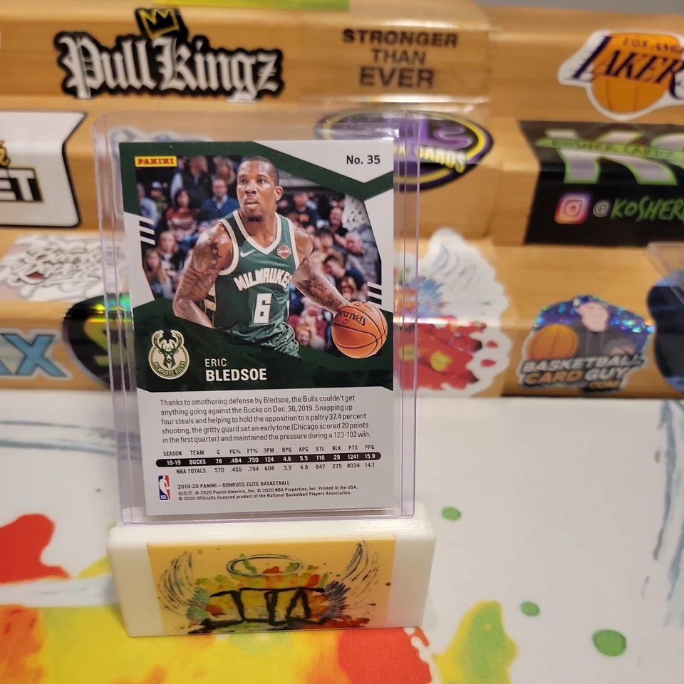 2019-20 Donruss Elite - Status Text Error Eric Bledsoe #35 Blue /99 - Image 2 of 2