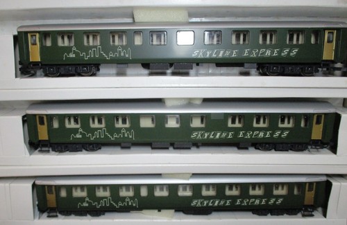 Sachsenmodelle-HO 76781 Skyline-Express Ep.4  3-tlg. in grün +OVP,  neuwertig | Condition: Gebraucht