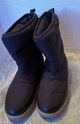 Target  a New Day   Black Boots Sz 7 Women s Bertie Quilted New
