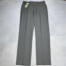 NEW Haggar Premium Comfort Dress Pants 32x32 Slim Stretch Wrinkle Free Gray NWT