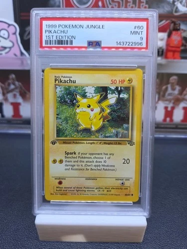 1999 WOTC Pokémon 1st Edition Jungle Pikachu 60/64 PSA 9 MINT
