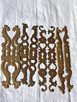 4 PAIRES DENTREE ORNEMENTS DECORATION DE SERURES POUR MEUBLE - Photo 1/4