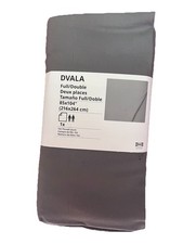 DVALA Flat sheet, light gray, Full/Double