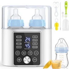 GPED Baby Bottle Warmer, 12-in-1 Fast Milk Warmer W/ Appointment &Timer, 24H