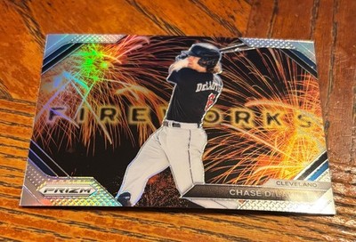 Panini Prizm Fireworks Silver Prizm 2024 Chase DeLauter #6 Rookie