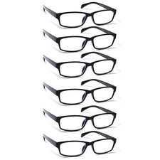 Computer Reading Glasses for Women and Men 6 Pack Blue Light Blocking Spring ...