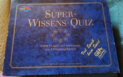 Super-Wissens-Quiz - Noris - Brettspiel - Bild 1 von 4
