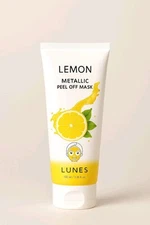 Lunes Yellow Metallic Peel Off Mask Facial brightening & Firming Treatment