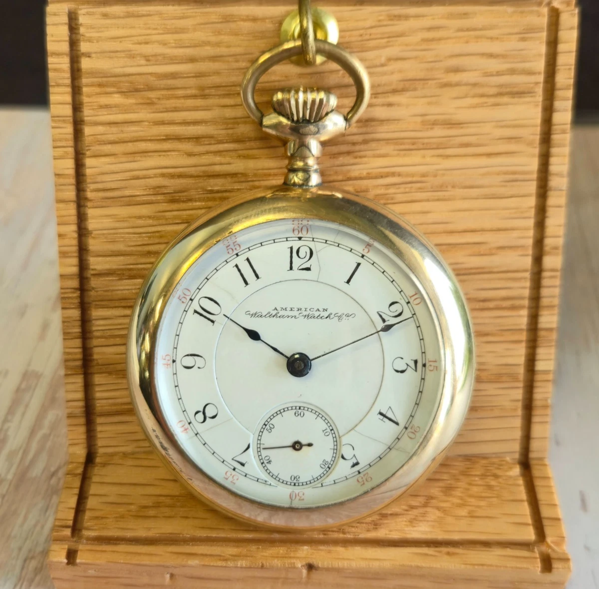 Pocket Watch Waltham Watches with Vintage Year 1890-1899 American