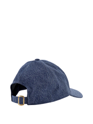 CELINE Triomphe Blue Denim Baseball Cap New And Authentic | eBay display picture 2