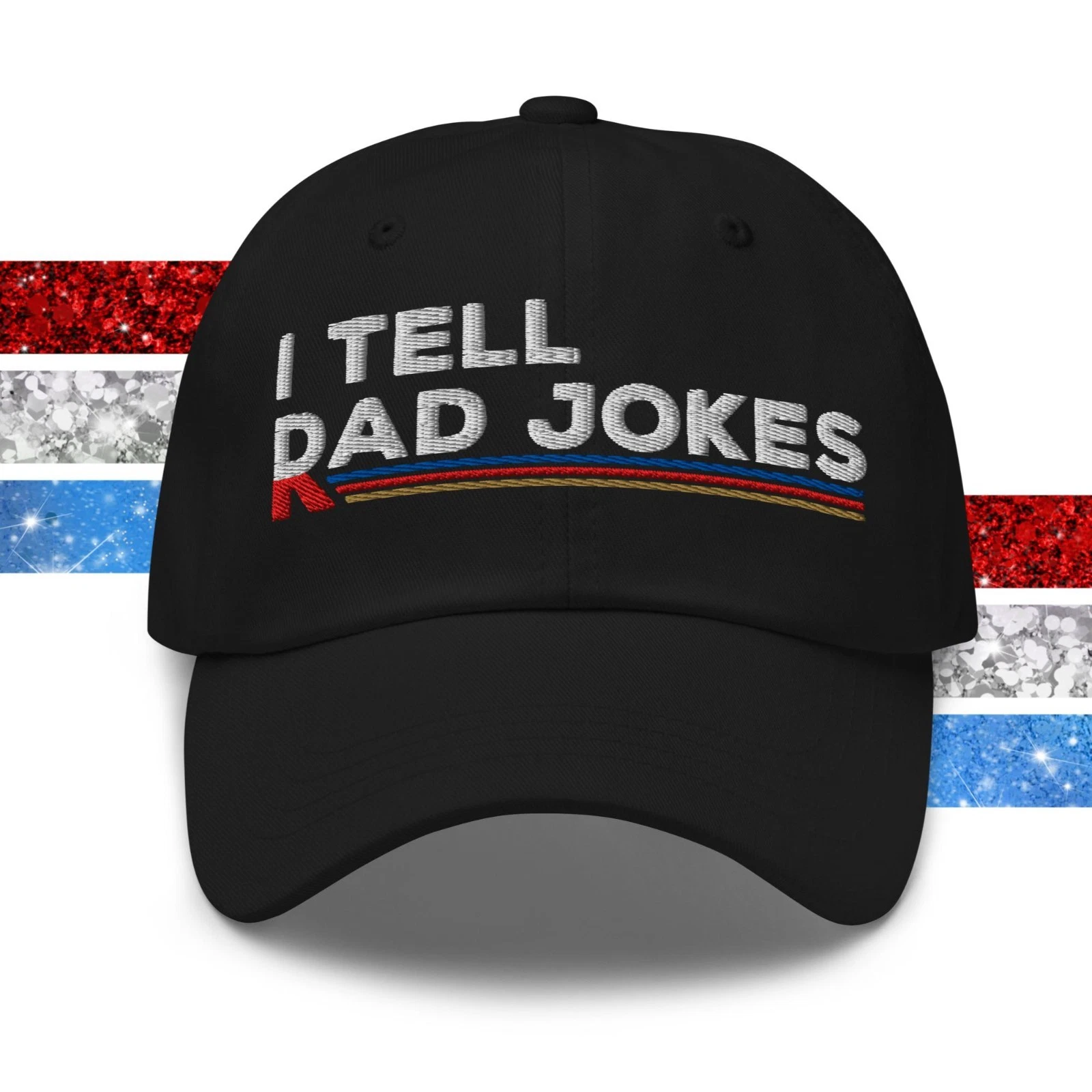 Funny Dad Hat: I Tell Rad Dad Jokes Father's Day Gift Ball Cap