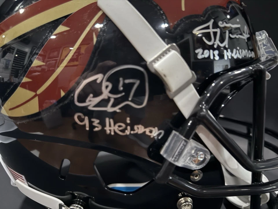 Florida St, Ward, Weinke, Winston, Heisman Winner Autographed Helmet JSA RARE 🔥 - Image 2 of 4