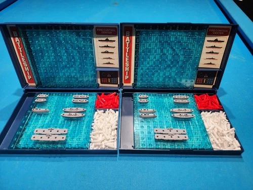 Vintage Milton Bradley Battleship Game Missing One Ship As Shown