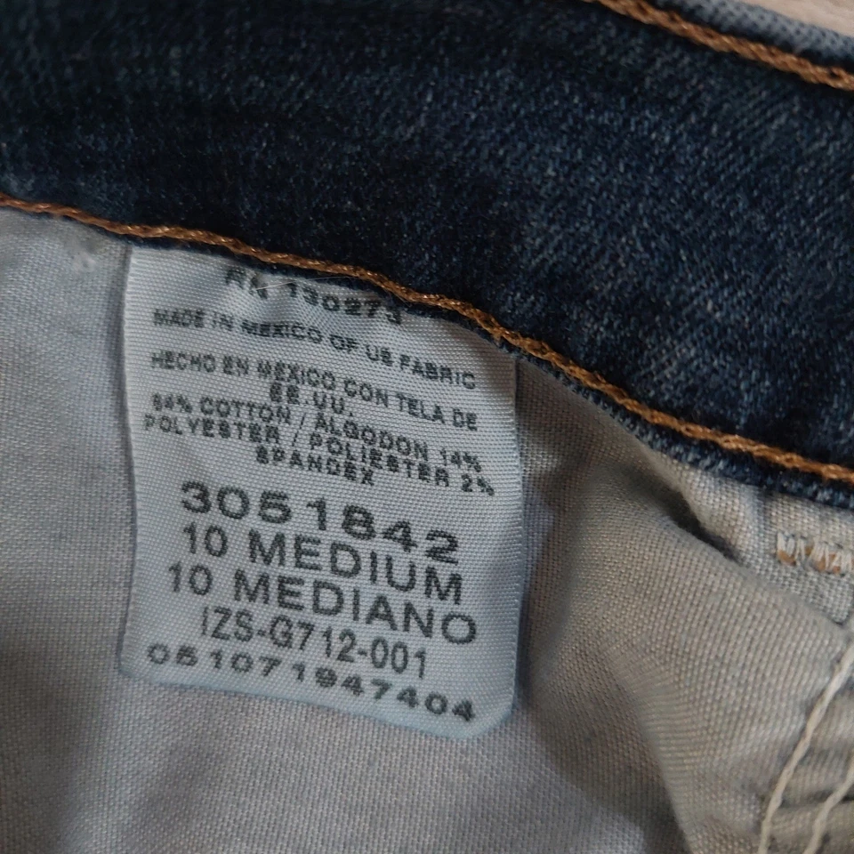 Pantalones de mezclilla Lee de corte relajado azules para mujer clásicos cómodos informales de uso diario Foto 4 de 4