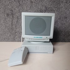 Y2K PC and Monitor with Mouse Style FM Scan Radio - Tested Works